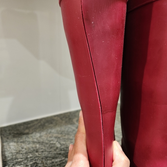 RED GUCCI RAIN BOOTS - Picture 9 of 12